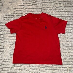 Ralph Lauren Baby Short-Sleeve T-Shirt – Red – Size 9M